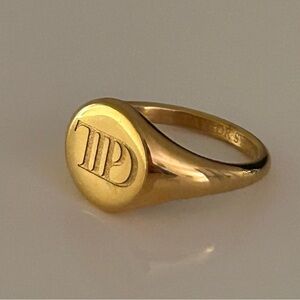 The Tortured Poets Department gold ring